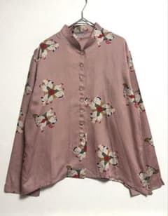 パウダー powder 下迫秀樹さん 和柄 中華風 レーヨン シャツ - メルカリ