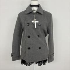 ダークコアy2k NANA 平成 ギャル ロック ウールコート ピーコート