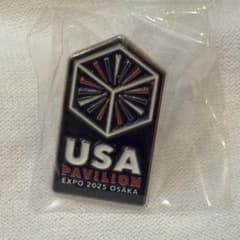 非売品】大阪関西万博2025 USA Pavilion アメリカ館 ピンバッジ - メルカリ
