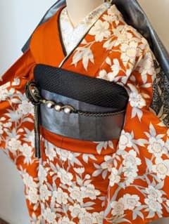 振袖フルセット 身丈156裄65 金彩 赤茶 グレー 金駒刺繍 逸品 - メルカリ