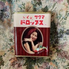 ❤️中山美穂❤️☆サクマドロップ缶 空き缶 - メルカリ