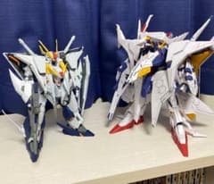 閃光のハサウェイ クスィーガンダム ペーネロペー 墨入れ 完成品 2体
