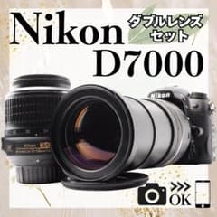 高速連写＆高画質✨Nikon D7000 ダブルレンズ 一眼レフカメラ 初心者