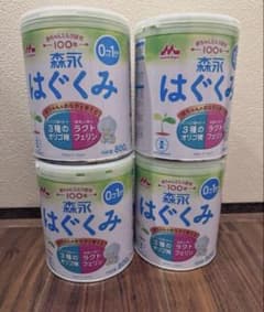 森永 はぐくみ 800g 0-1歳用 粉ミルク 4缶セット - メルカリ