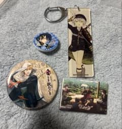 集合(縁側) 刀剣乱舞-花丸-×カラオケの鉄人 スクエア缶バッジ 三日月