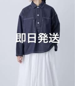 かぐれ デニムプルオーバーシャツ - メルカリ