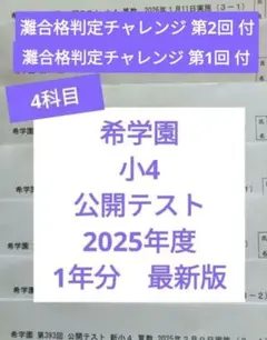 2026年最新】希学園 公開テスト 小2の人気アイテム - メルカリ