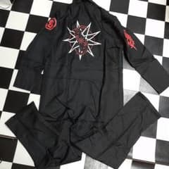 ハードコアメタルバンドslipknotビッグサイズバーコードツナギナンバー8: