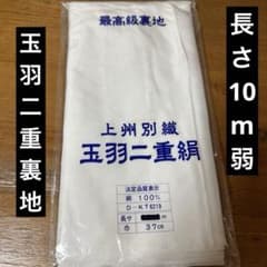 玉羽二重絹 裏地 反物