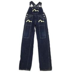 EVISU エヴィス 裏ヒッコリー デニム オーバーオール W30 エヴィスヤ