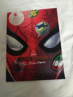 スパイダーマン登場全作品パンフレット14冊ステッカー付き、特装版2