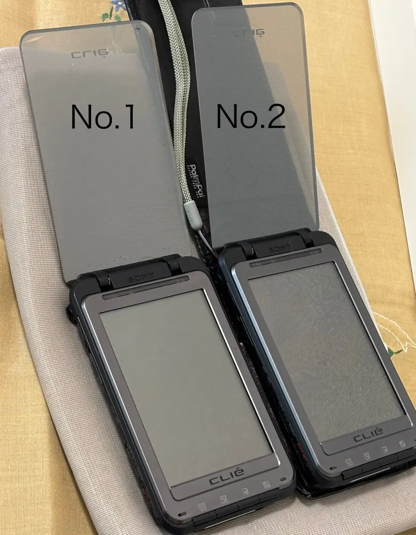 クリエSONY CLIE Palm PEG-TH55 本体2台ジャンク品相当