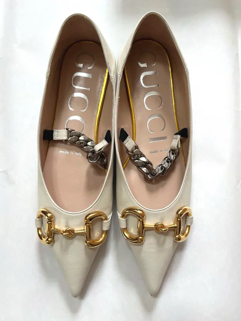 2026年最新】GUCCI つま先：ポインテッドトゥ フラットシューズ