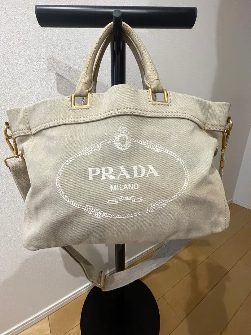 2026年最新】prada カナパ ベージュの人気アイテム - メルカリ