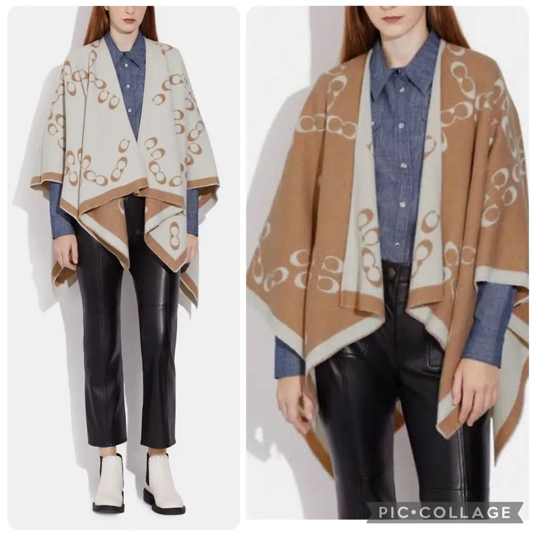 2026年最新】COACH ポンチョ・ケープコートの人気アイテム - メルカリ