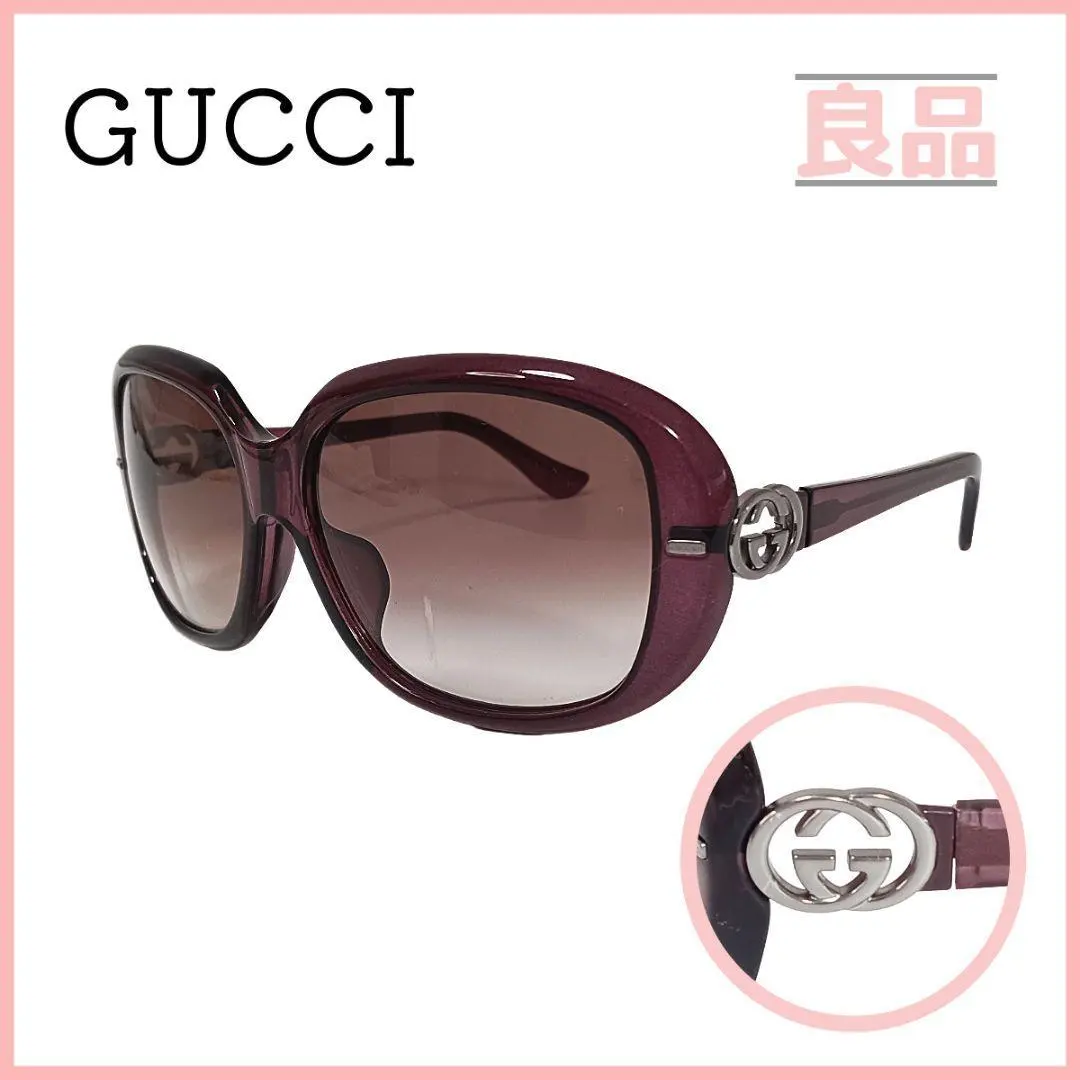 2026年最新】GUCCI カラー：レッド系 サングラスの人気アイテム - メルカリ