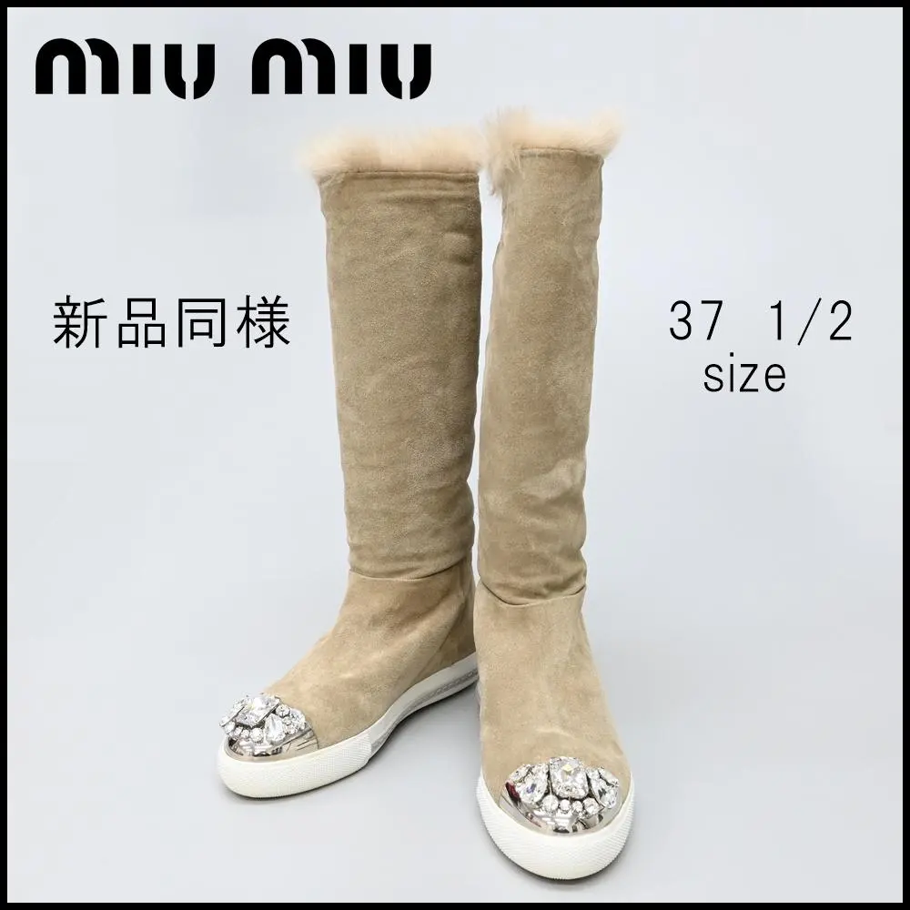 2026年最新】MIU MIU ムートンブーツの人気アイテム - メルカリ