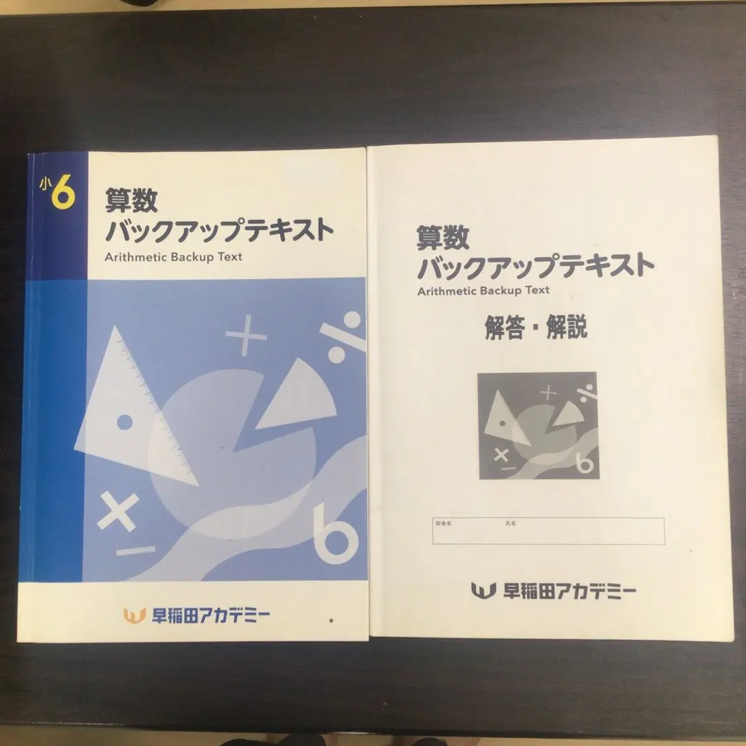 2026年最新】早稲田アカデミー 小6 バックアップテキストの人気