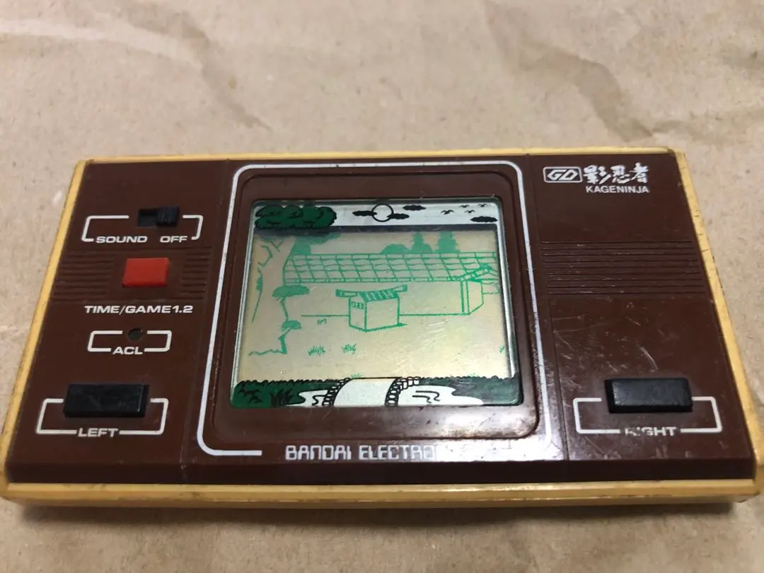 新品未使用バンダイ ゲームウォッチ 影忍者 LCD GAME カゲニンジャ