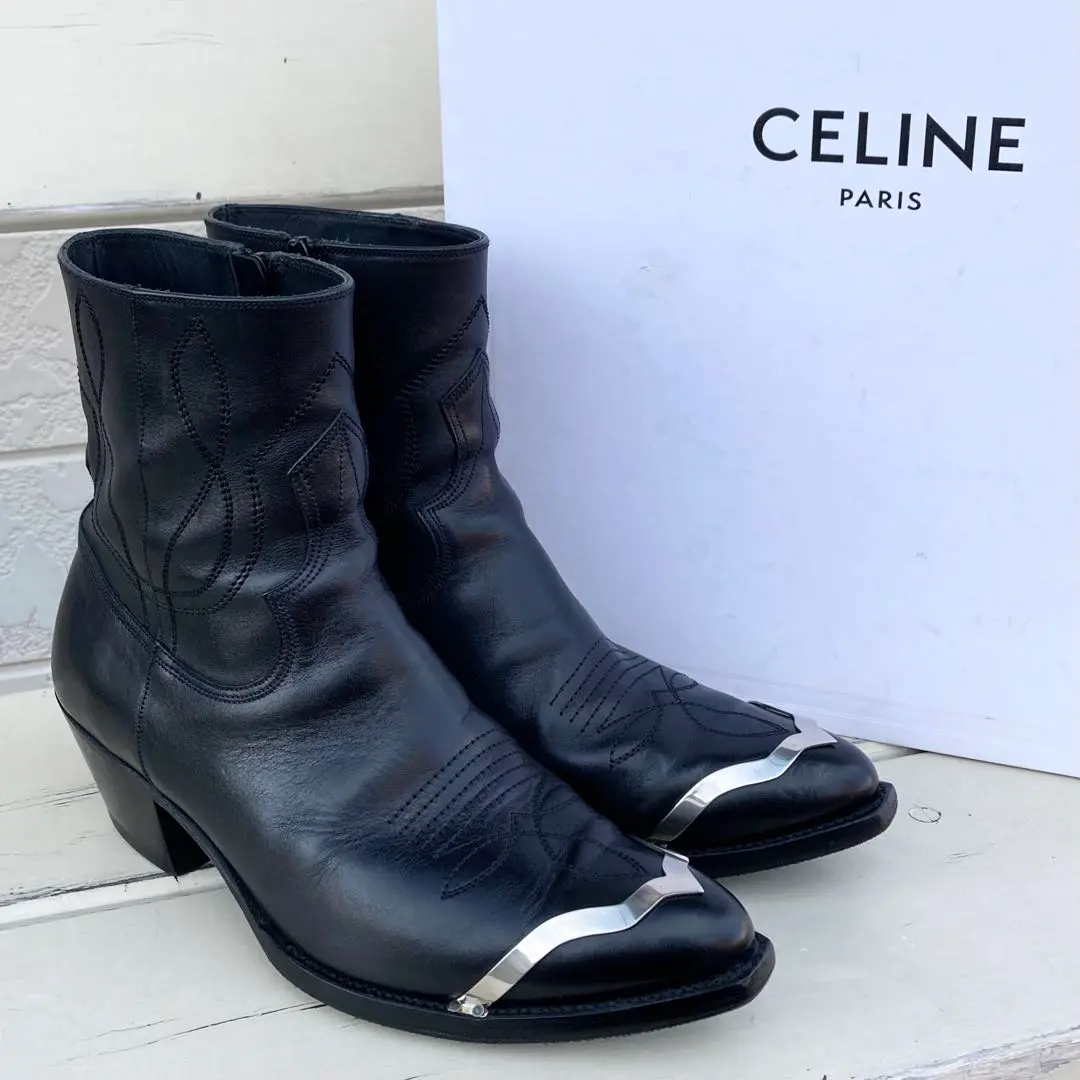 2026年最新】CELINE ウエスタンブーツの人気アイテム - メルカリ