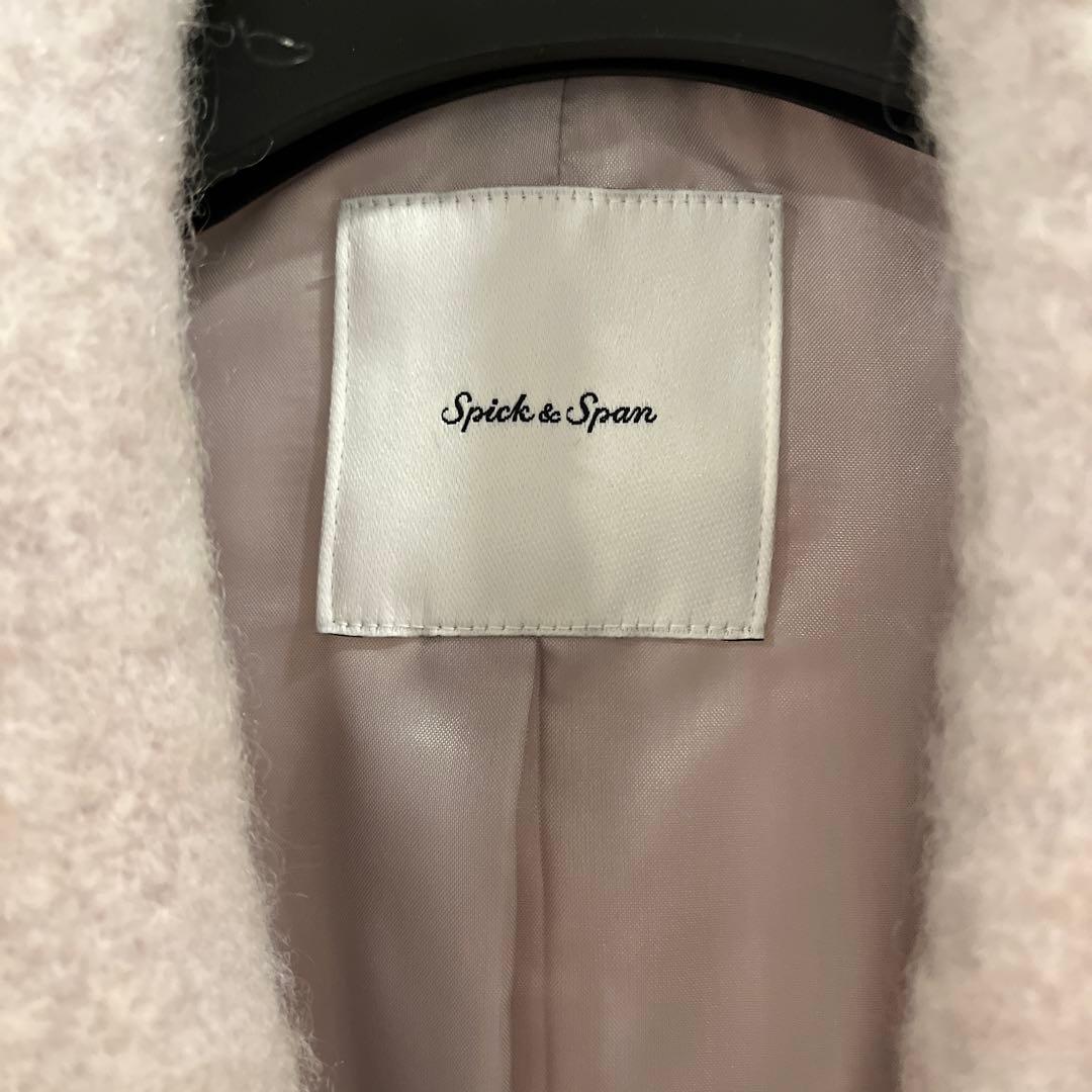 新品タグ付Spick & Span ミドルシャギーコート36