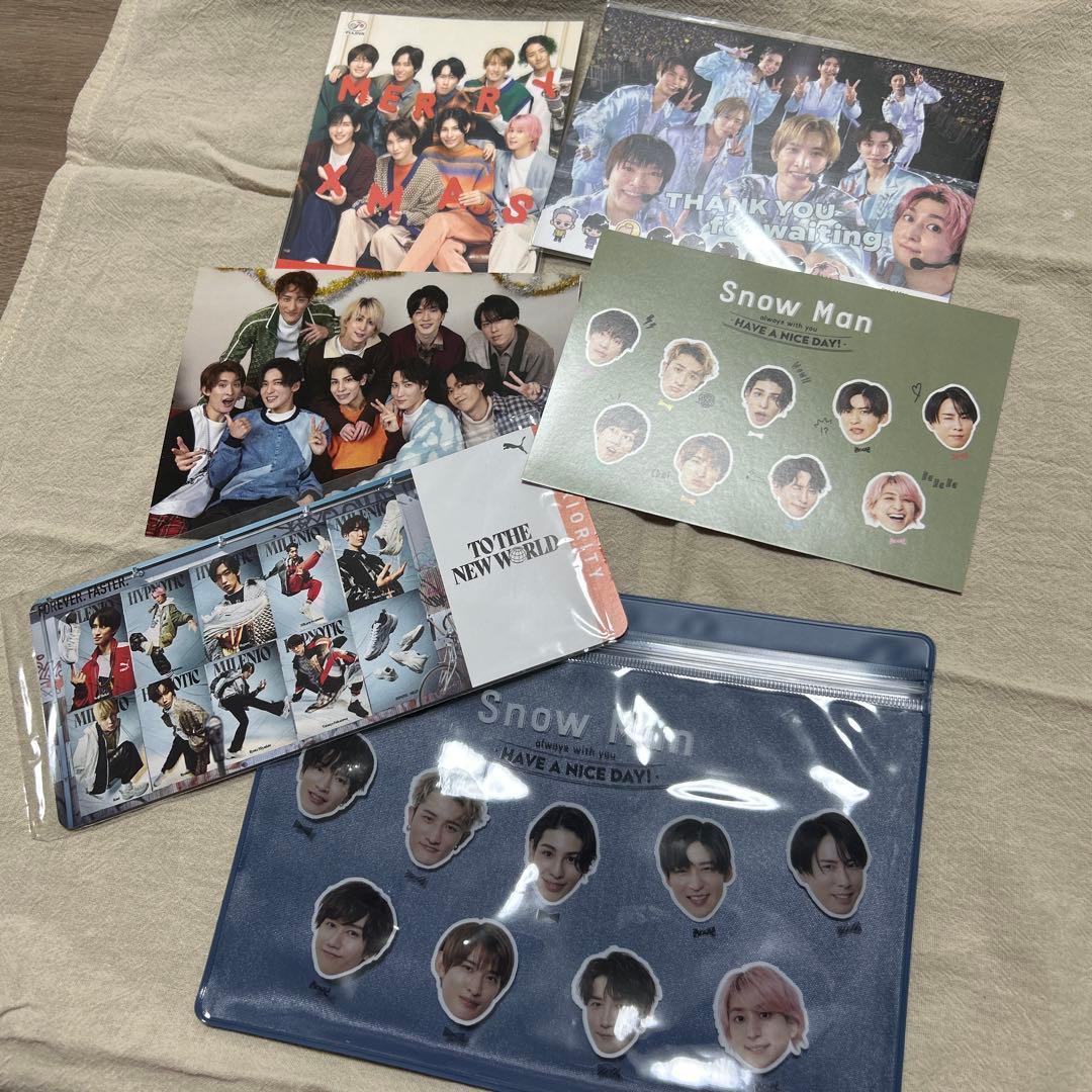 Snow Man クリアファイル カレンダー フライヤー まとめ売り - メルカリ