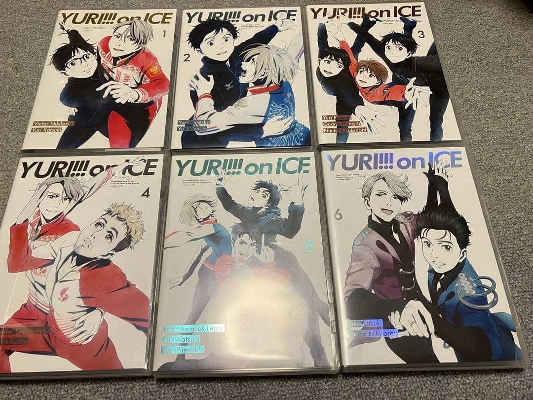 ユーリ!!! on ICE 全6巻 セット Blu-ray 全巻収納Box付 - メルカリ