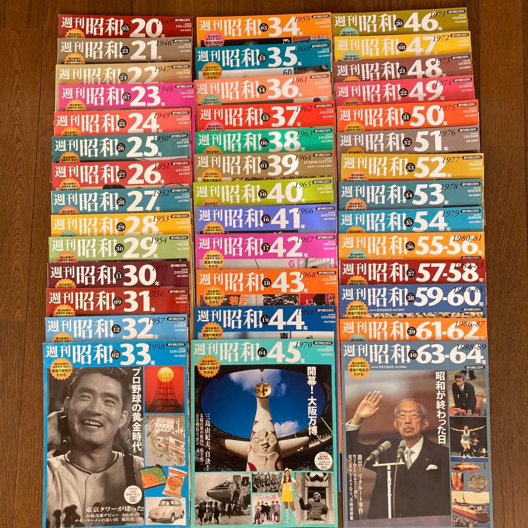 週刊朝日百科 週刊昭和 全40巻（朝日新聞出版発行）コンプリートセット売り 朝日新聞社機が撮った中央線の街と駅【1960~80年代】 | 矢嶋 秀一