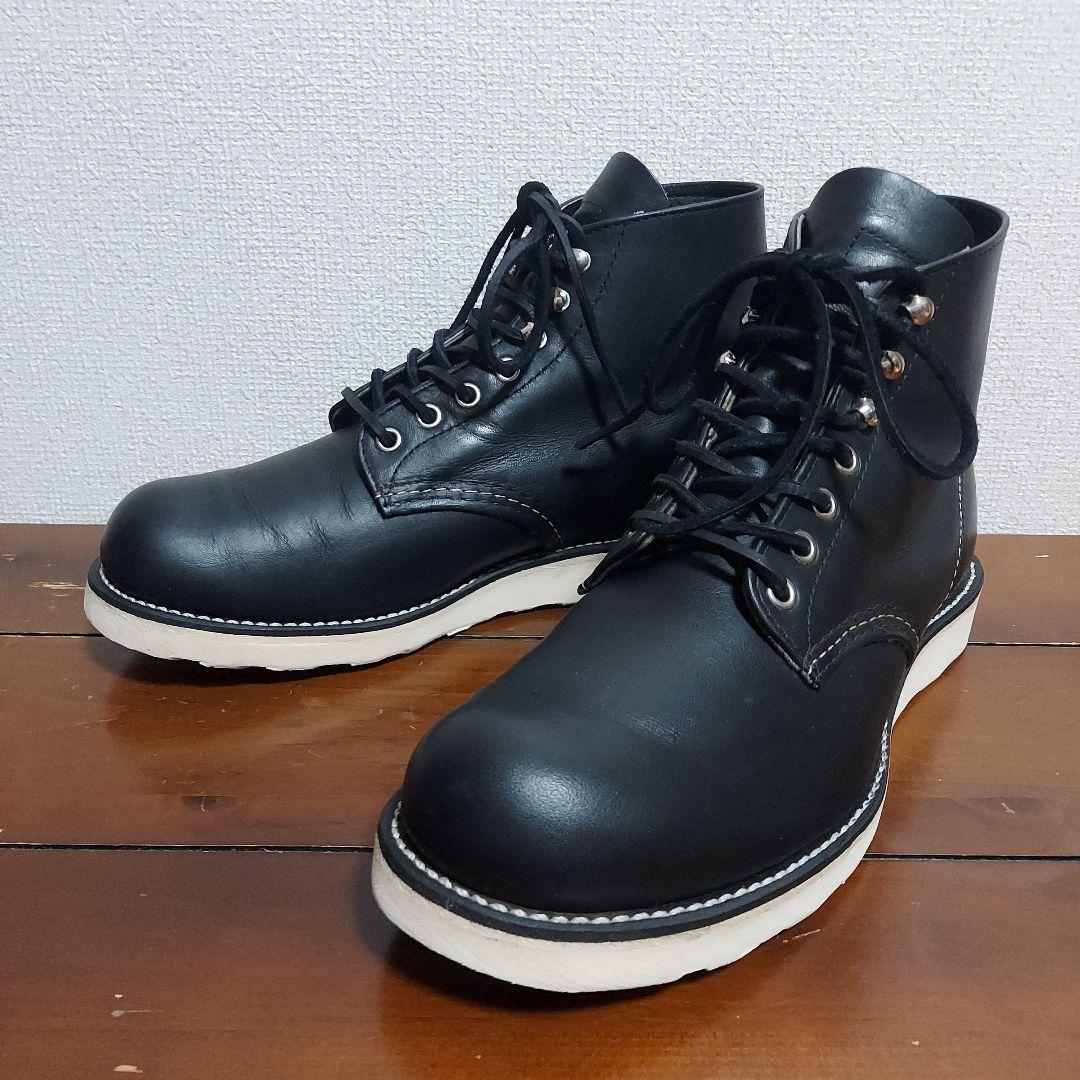 RED WING 9070 US8D レッドウイング ブラックハーネス 美品 - メルカリ