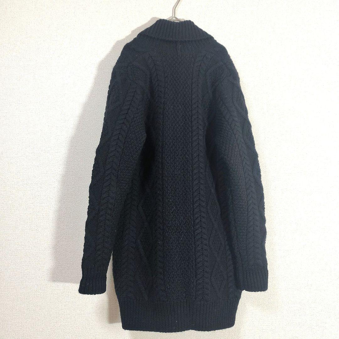 ヒステリックグラマー ケーブルニット トグルボタン ダッフル ウール