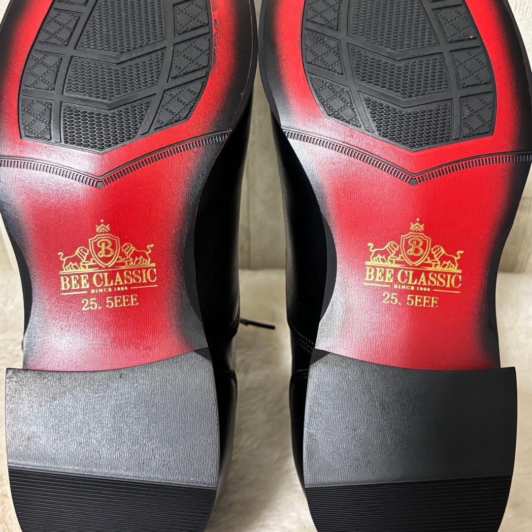 BEE CLASSIC ブラック シークレットブーツ(5cmup) 25.5cm