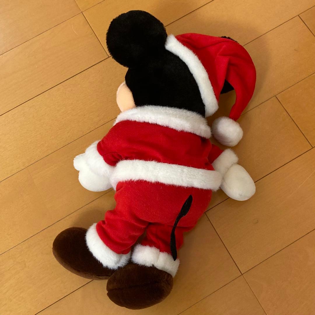 Disney ☆ ミッキーマウス サンタ ぬいぐるみ レトロ 希少 - メルカリ