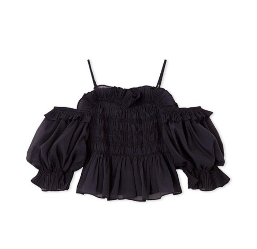 今期　未開封　snidel Sustainableギャザーオフショルブラウス SNIDEL（スナイデル）の「Sustainableギャザーオフショルブラウス