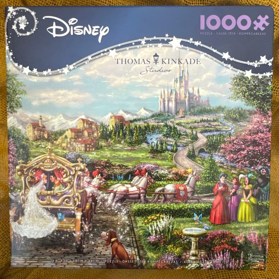 新品 トーマス・キンケード ディズニー シンデレラ 1000ピース パズル