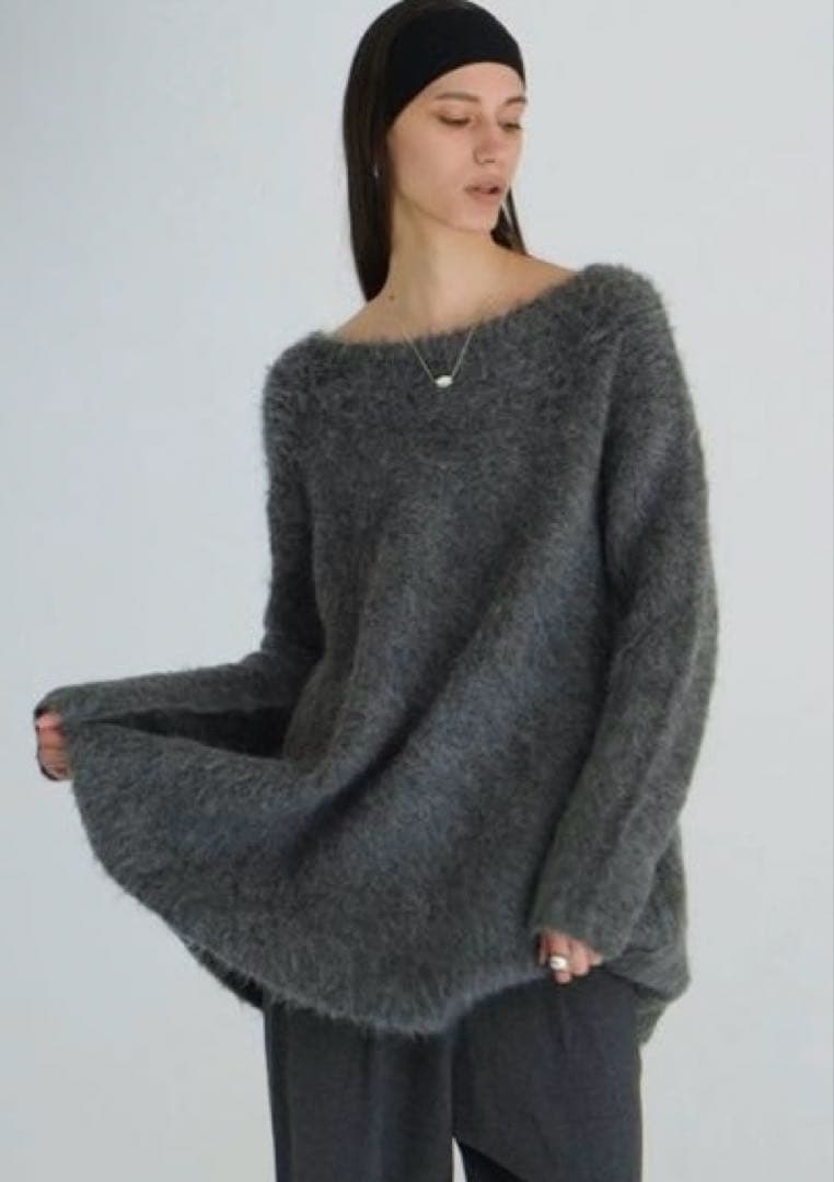 tamme 25aw DOUBLE FRONT KNIT PO PINK