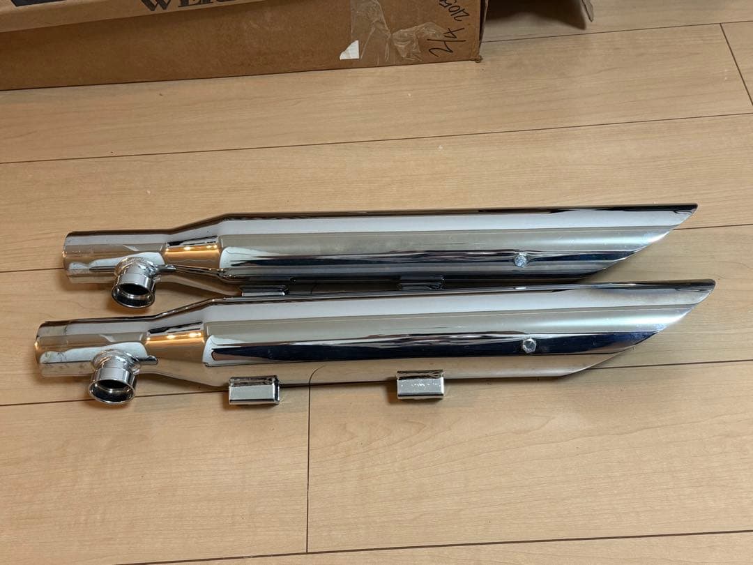 【スポスタ】　クロームワークス3インチスリップオンマフラー　ボローニャカット 厚みのある重低音】〈クロームワークス〉3インチ HP-PLUS スリップオン