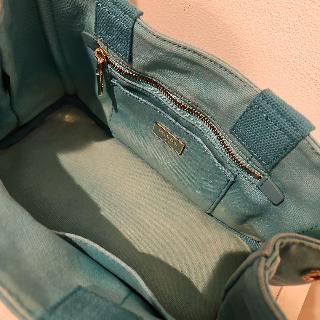 tomo 様専用です PRADA カナパSサイズ ターコイズ - メルカリ