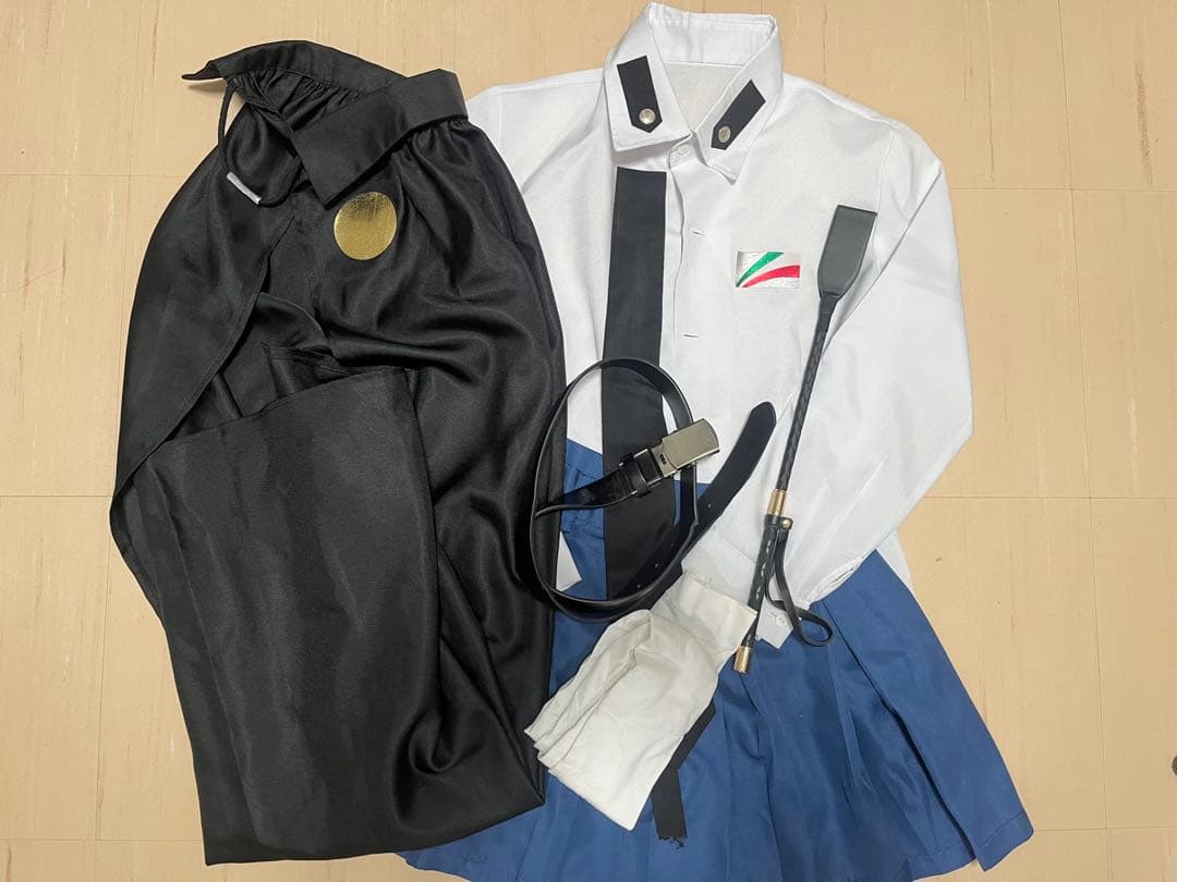 ガルパン アンチョビ制服コスプレ衣装 ウィッグ付き ガルパン：「アンツィオ高校」の制服がコスプレ衣装に アンチョビの