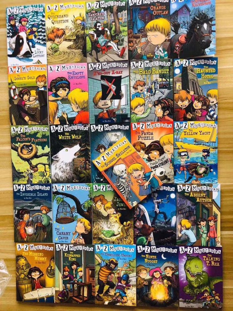 春休みセールA-z mysteries,cam jansen4セット