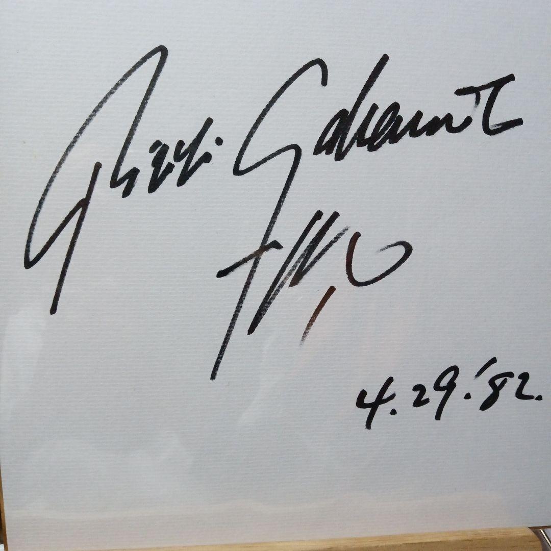 坂本龍一氏のサイン色紙 - メルカリ