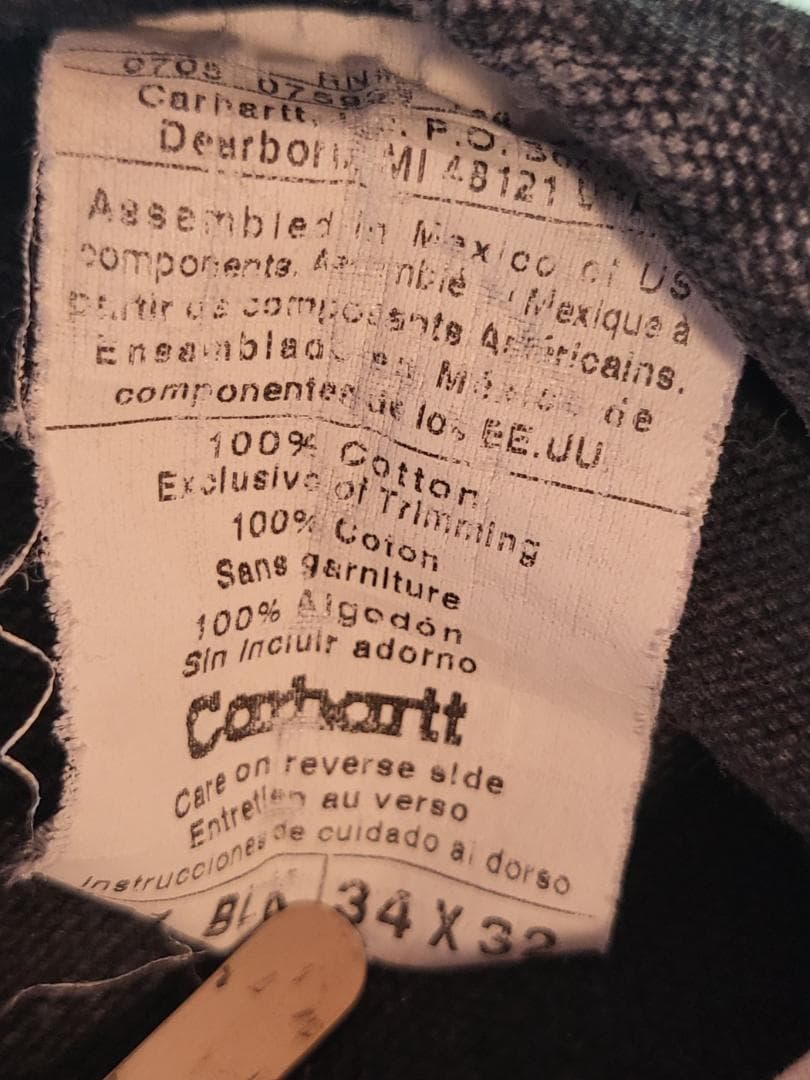 Carhartt ダブルニーオーバーオール ○アメリカ古着（商品番号55103