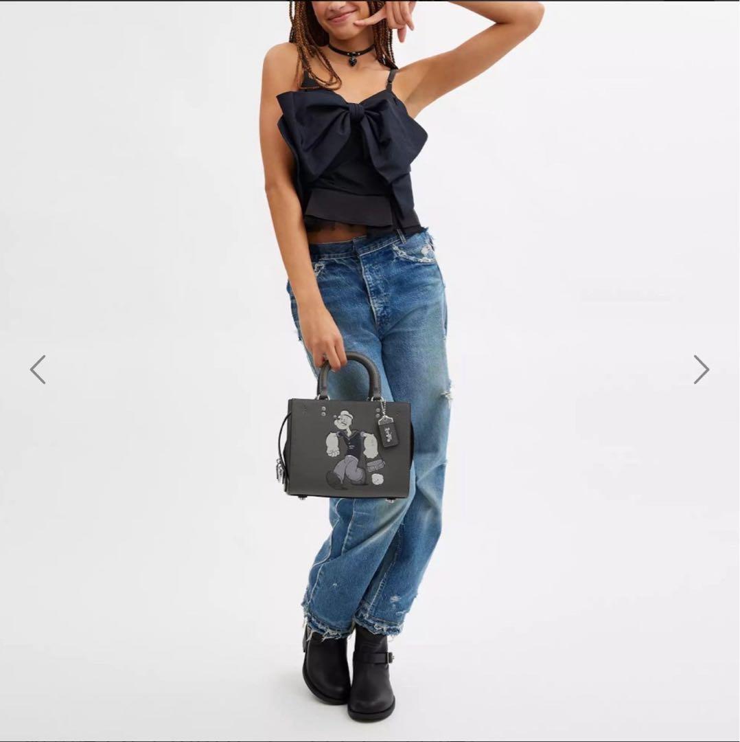 新品本物】COACHコーチローグ25ハンドバッグPOPEYEポパイ3way - メルカリ