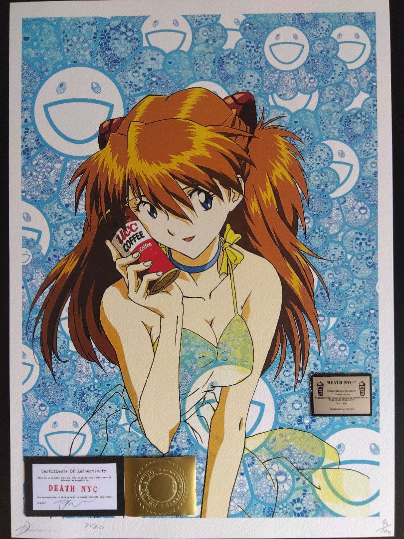 額付き】ポスター エヴァンゲリヲン アスカ・ラングレー - メルカリ