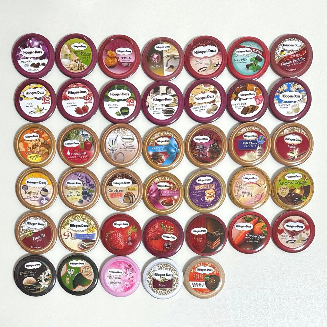 ハーゲンダッツ 缶バッジ 40種類 コンプリート - メルカリ