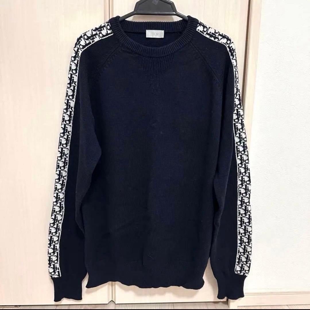 DIOR ディオールニット Dior リバーシブルセーター《Dior Oblique》カシミヤ DHL 直営店 (Dior