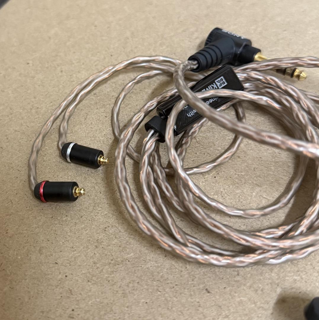SONY MUC-M12SB1 MMCX 4.4mm キンバー イヤホンケーブル