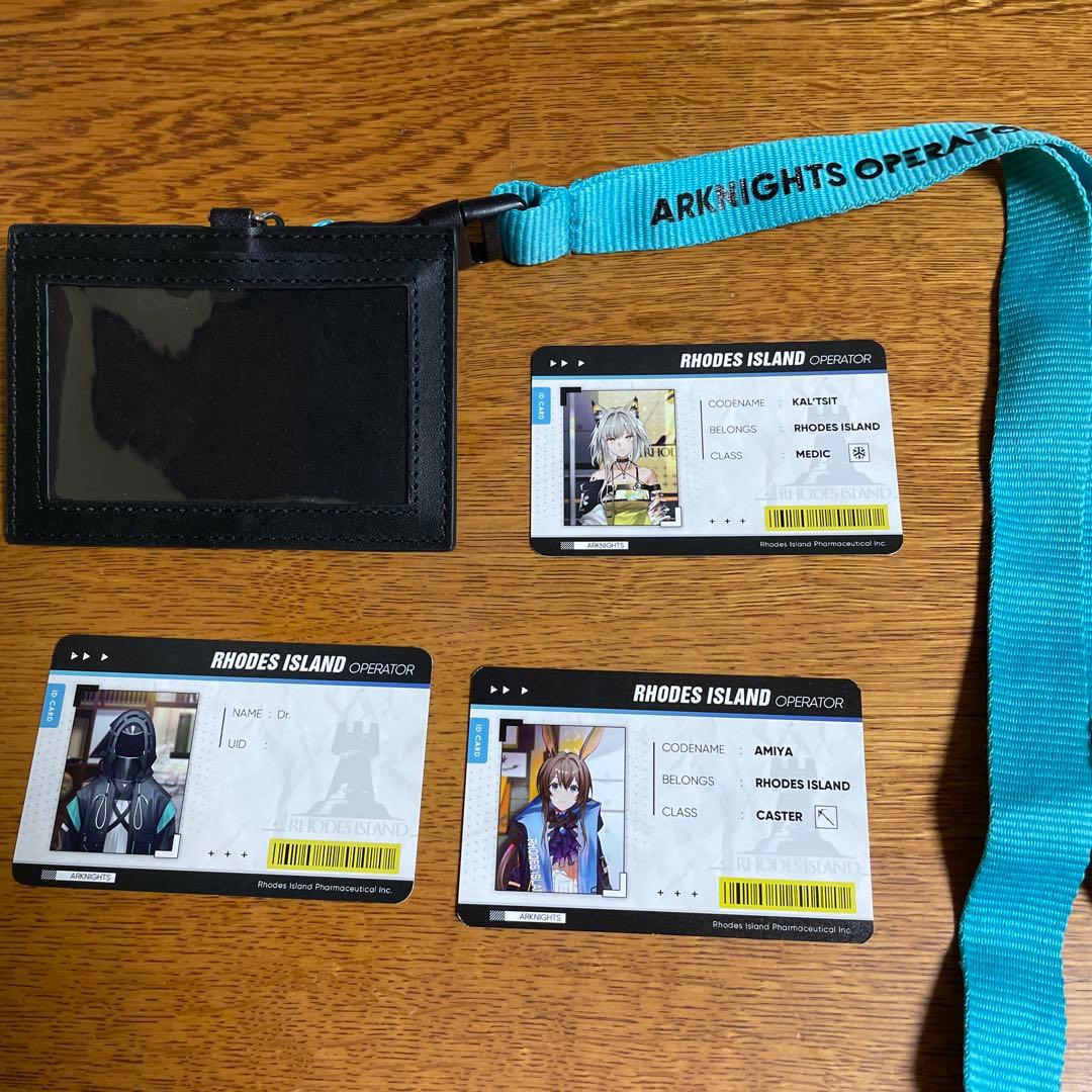 アークナイツ ロドス社員仕様IDカードホルダー&ストラップ イベント