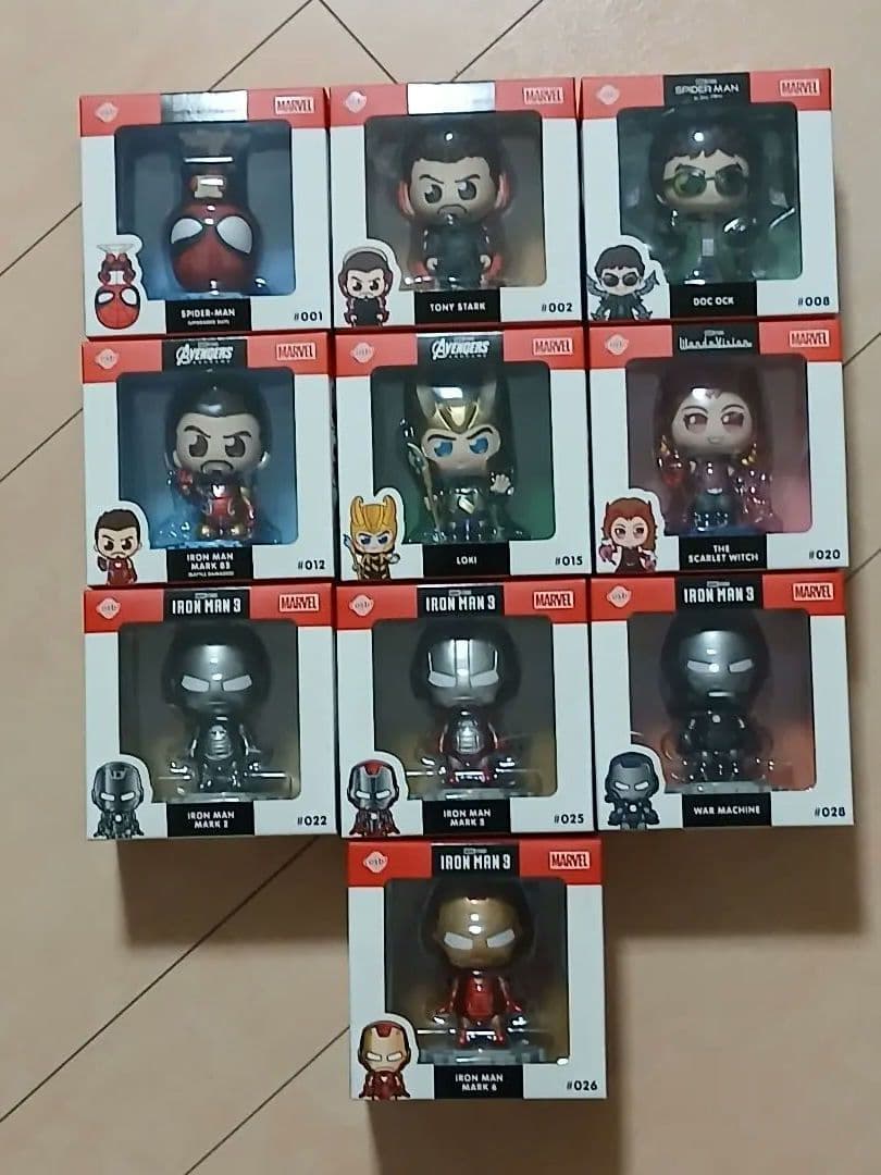 マーベル フィギュア 10体セット マーベル 10周年 メガフィギュアセット - メルカリ