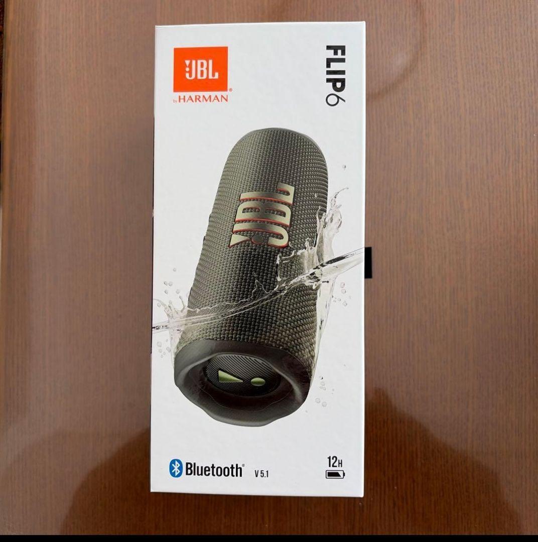 【新品未開封】JBL FLIP6 ワイヤレススピーカー JBL（ジェイビーエル） Bluetoothスピーカー FLIP 6 (ブルー)/JBL