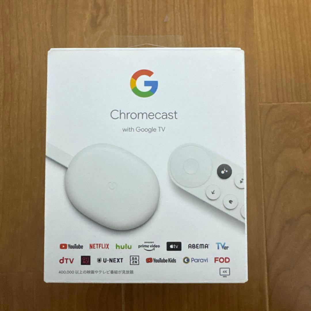 未使用 Google Chromecast with Google TV 4K Google Chromecast 4 with Google TV 4K | Mainz Empire Pte Ltd